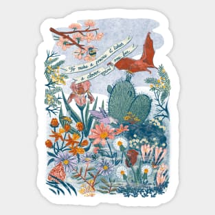 Flora & Fauna Sticker